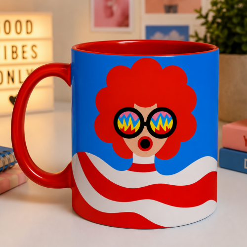 Pop Art Tasarım Kupa Bardak